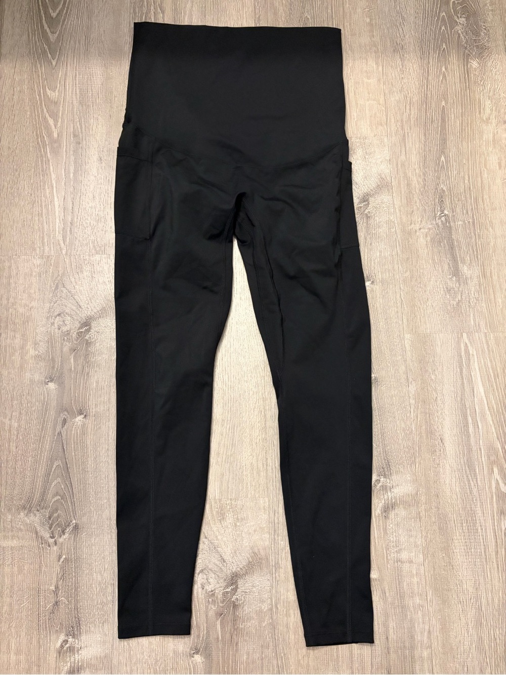 Women's POSHDIVAH Maternity Full Panel Full Length Athletic Leggings- Size M